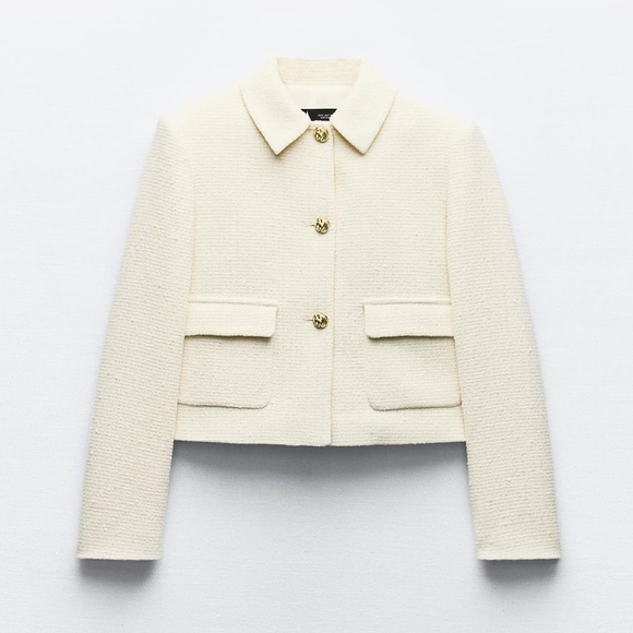 Zara Jackets & Blazers - New ZARA Textured Short Blazer